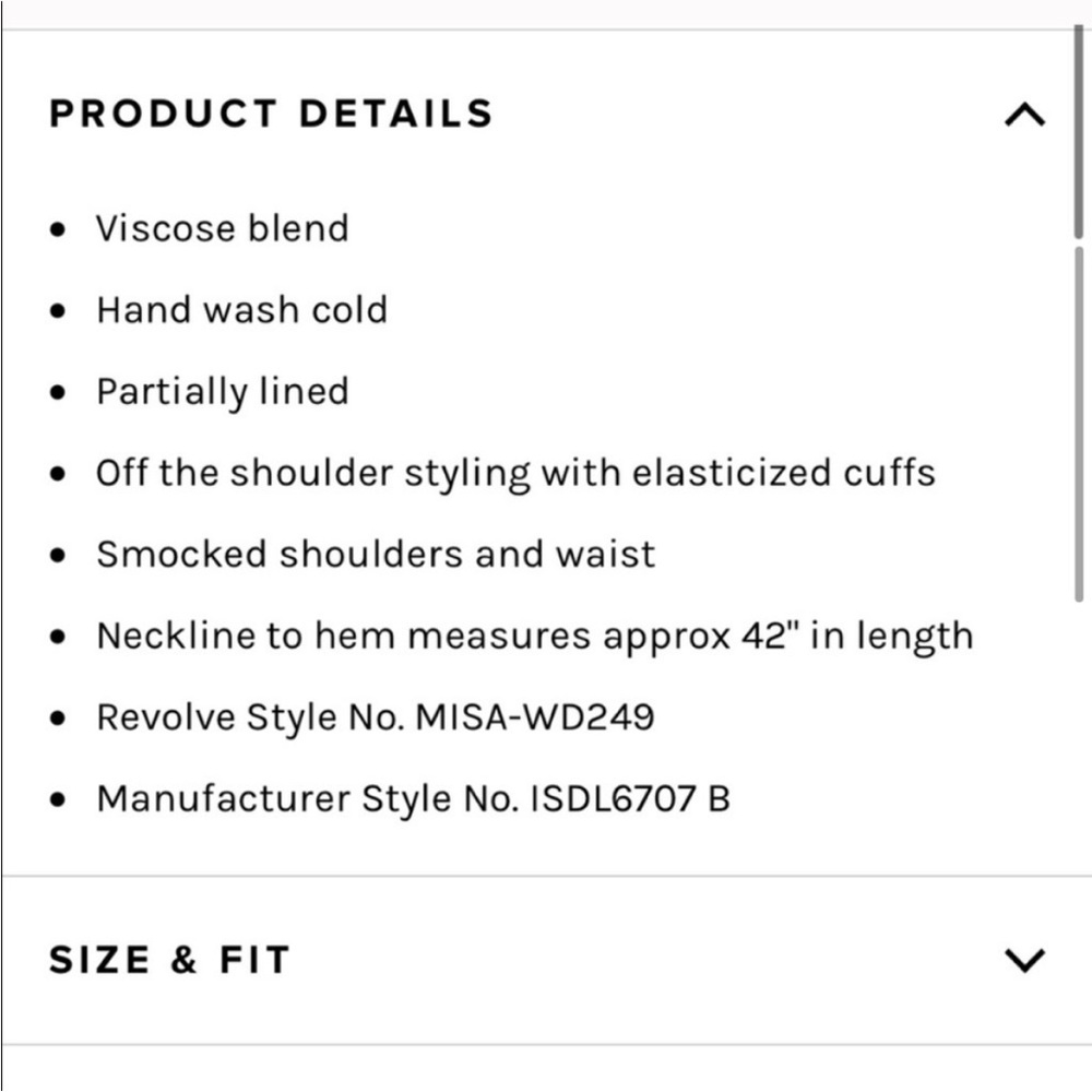 NWT MISA Los Angeles Isidora Dress Sz L Tiered Ruffle Off Shoulder Midi Romantic - Picture 11 of 12